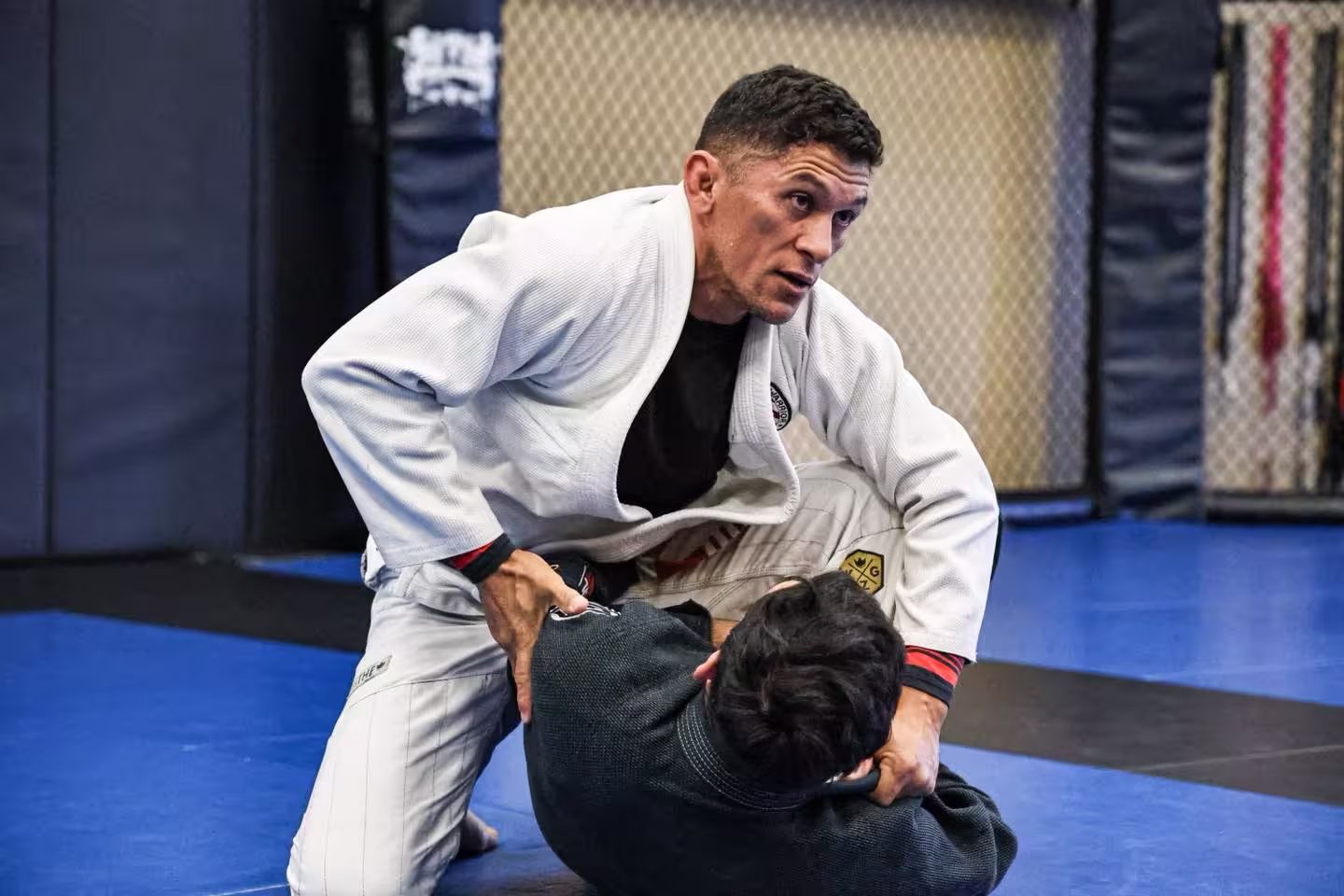 A Brazilian Jiu Jitsu class
