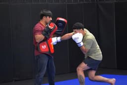 Ben Rothwell sparring