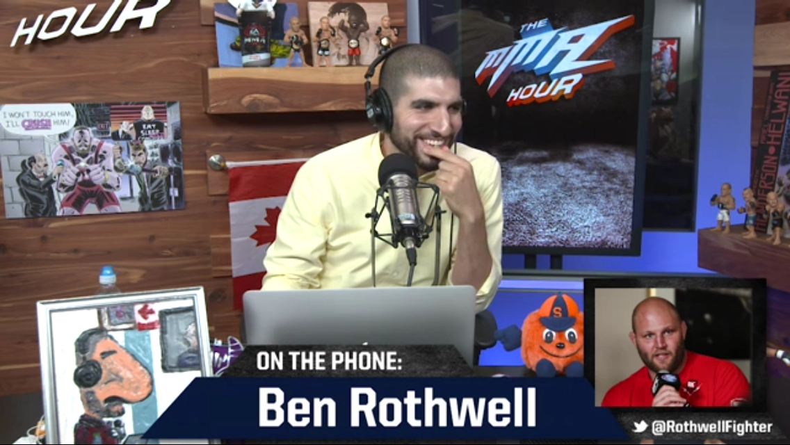 Rothwell interview with Ariel Helwani on MMAFighting.com